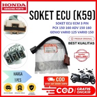 SOCKET ECU ECM ACG CABLE VARIO 150 OLD NEW VARIO 125 FI OLD TECHNO PCX 150 ADV 150 GENIO BEAT deluxe