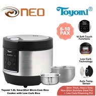 Toyomi 1.8L SmartDiet Micro-Com Rice Cooker with Low Carb Rice RC 9512LC