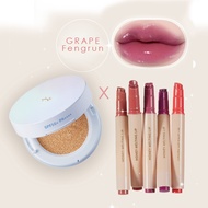 【Nature Republic】水漾蜜果水潤唇筆＃8微醺櫻桃+ONE 透亮美顏氣墊 15g+送15g粉 - 焦柔Blurring