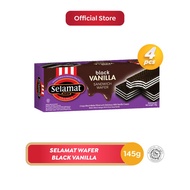Selamat Wafer Black Vanilla 145 g - 4 pcs