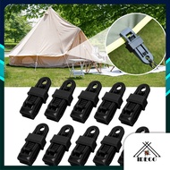 iDECO™ 1PCS Heavy Duty Tarp Clips Awning Clamps Set Lock Grip Camping Tent Canopy RV Awning Tarp Clip Fixed Plastic Clip