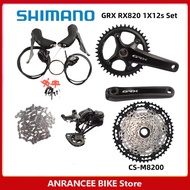 Shimano GRX RX820 Groupset 1x12 Speed Road Bike Hydraulic Disc Brakes Groupset For Gravel Bike Origi