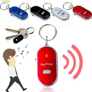 HYRON LED Whistle Key Finder Flashing Mini Whistle Sensors Pet Tracker Keychain Light Torch Locator 