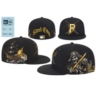 New Era Pittsburgh Pirates Baseball Cap 59FIFTY Fitted Cap Fashion Hip Hop Cap Flat Brim Cap