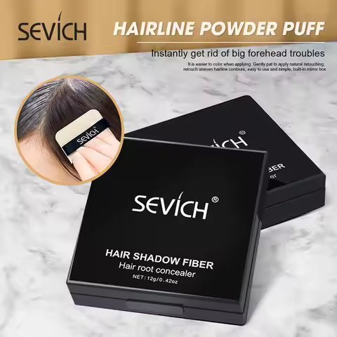 Sevich 12g Hair Shadow Powder Temporary White Grey Cover Up Hair Line Edge control Hair Color Makeup