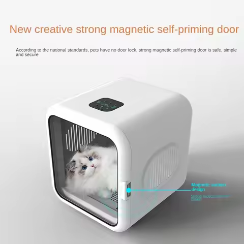 New Automatic Pet Dryer Box Automatic Pet Dryer for Cats and Small Dogs Pet Hair Dryer Intelligent D