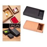 Brown/Black Packaging Box for Gift Kraft Paper Drawer Carton Box Exquisite Jewelry Packaging Box