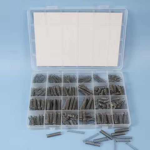 380PCS Premium Spring Assortment Kit - 23 Sizes Stainless Steel Compression/Extension/Torsion Spring