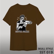 T-shirt Men Women Adults And Children Short Sleeve Skull Style SST 019-021