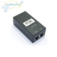 MALCOLM POE Power Injector, 24V/48V 0.5A Compatible POE Power Supply, POE Device 100Mbps IEEE802.3af