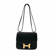 Used HERMÈS Mini Constance Shoulder Bag Bleu indigo GHW