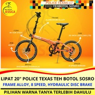 Sepeda Lipat 20 Element Police Texas Teh Botol Sosro