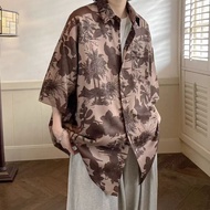 Taiwan Shipping Free Shipping Limited Time Discount Sale 204 Men's Short-Sleeved ins Hong Kong Style