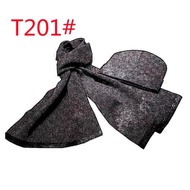 T201#外貿圍巾帽子套裝秋冬新款針織二件套男女百搭保暖印花圍巾