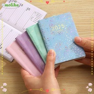 MOLIHA 2025 Agenda Book, A7 Mini 2025 Planner Notebook, High Quality with Calendar Laser To Do List 