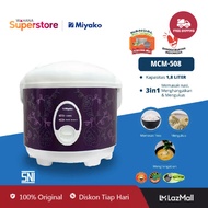 Miyako Rice Cooker Magic Warmer Plus 1.8 Liter - MCM508 PURPLE ROSE | MCM-508