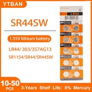 10-50PCS LR44 AG13 357 SR44 1.55V Button Battery LR44H,657A,675,303,SR1154,SR44W Alkaline Coin Watc
