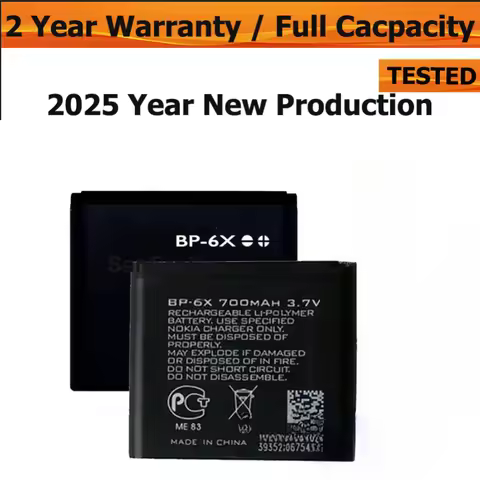 Brand New BP-6X Battery For Nokia 8800 8800S 8800D 8800SE N73I 8860 8861 8801 BP6X BP 6X 3.7V 700mAh