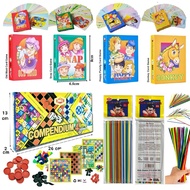 Cuber M'sia Snap, Old Maid, Donkey, Happy Family Traditional Playing Card Game Pick-Up Stick Compend