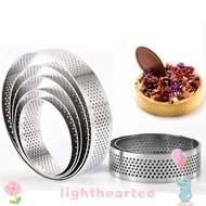 LIGHTHEARTED Tartlet Molds Stainless Steel Bakeware French Dessert Mousse Circle Mould