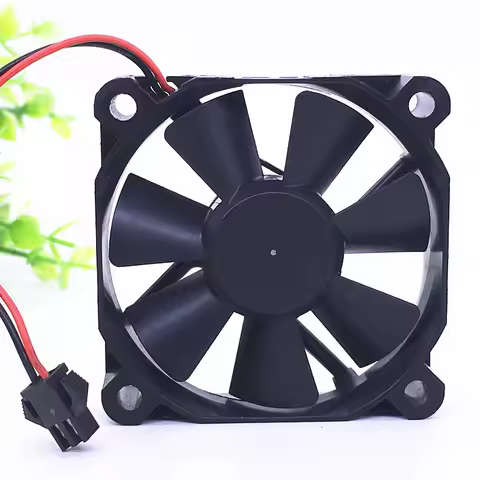 NMB-MAT 2406GL-05W-B50 DC 24V 0.20A 60x60x15mm 2-Wire Cooling Fan