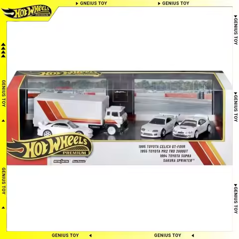 Hot Wheels Premium Toyota 2026 Diorama Box Set Alloy Car Model Set 1994 Supra 1995 Celica GT Four 19