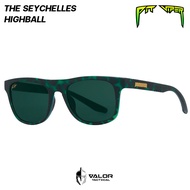 Pit Viper - The Seychelles Highball Green แว่นตากันแดด Sunglasses ทรงสี่เหลี่ยม ป้องกันแสง UV สำหรับ