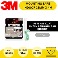 Double Tape 3M Scotch Mounting Tape INDOOR 110-M25 25mm x 4m