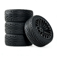 5H6A/B-8010 68mm Grip Tires & Wheel 4PCS For 1:10  HSP HPI SAKURA D3 Kyosho FW06 General On-Road Car