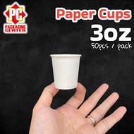3oz Paper Cup / Shot Glass Disposable by 50pcs per pack Nationwide!