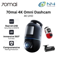 70mai Omni X800 | 360° Dashcam with 4K resolution | 4G GPS & AI Parking Surveillance | HDR Night Vis