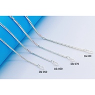 💥PROMO💥 (Necklacet S925 Sterling Silver) 銀項鏈 (Rantai Leher Perak) "convex Curb Chain"單扣側身鏈(Rantai convex Curb)