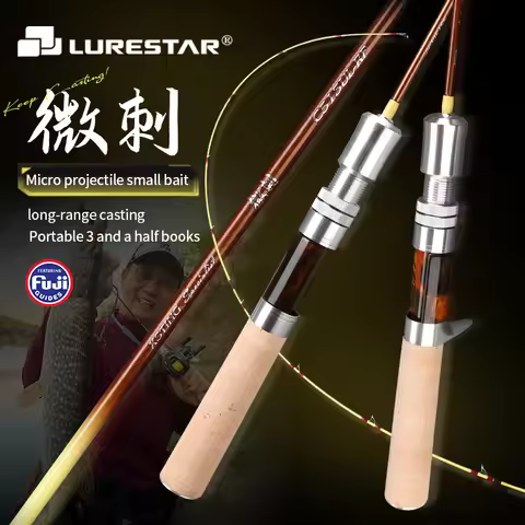 Lurestar XTING 3 Sections UL Ultra Soft Lure Rods 1.56m Spinning Casting Lure WT 1-5g Fuji A Guide R
