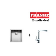 Franke 430MM Single Bowl Sink Bundle With Sink Mixer Tap - PZX110-39CT Series