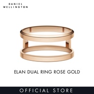 Daniel Wellington Elan Dual Ring Rose gold - Ring for women and men - Jewelry Collection แหวน