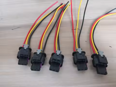 3 Pin PDC Parking Sensor Connector Cable Wire For Ford Galaxy BMW X3 E83 X5 F18 F10 Audi A1 A3 Volvo