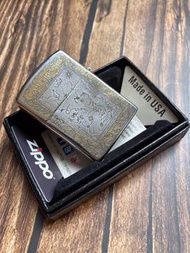 💗Zippo 防風煤油打火機 鍍鉻純銅精鵰系列 冰與火之歌