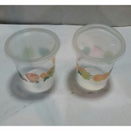 Round Disposable Container EC-115T-FL PP Round Container With Lid With Picture 8oz