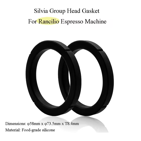 Silvia Group Head Gasket For Rancilio Espresso Machine Silicone Steam Ring Brew Head Silicone Gasket