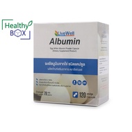 LIVEWELL Albumin 120Capsule. Egg Powder Capsule Type