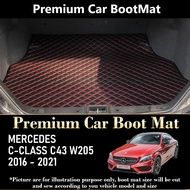 MERZ C-CLASS C43 COUPE W205 2016 2017 2018 2019 2020 2021 Boot Mat Car Boot Carpet VIP Boot Tray Car
