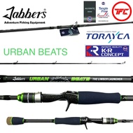 JABBERS Urban Beats The Deft Flicker Limber Launcher Baitcast & Spinning Travel Fishing Rod BC Baitc