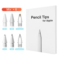 [🇲🇾Stock]🚀DANYCASE 6PCS Nibs for iPad Apple Pencil 1st 2nd Generation Pencil Pro Drawing Tip 2B & HB