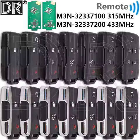 Great M3N-32337100/7200 Keyless Entry 315/433MHz Car Remote Key For Chevrolet Suburban Tahoe Silvera