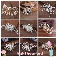LIGHTHEARTED Bridesmaid Hairpins Handmade Hair Accessories Crystal Peals Hair Ornaments