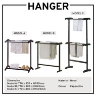 Hanger Towel Rack Wooden Rack Towel Hanger Coat hanger Solid Wood Towel Rack
