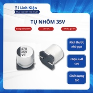 Aluminum capacitor 35V 4.7uF-470uF