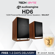 Audioengine HD6 | Powered Bookshelf Sterio Speakers (Walnut)