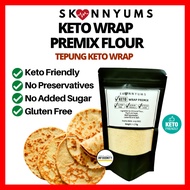 Skinnyums Keto Tortilla Wrap Low Carb Wrap Keto Premix Flour Tepung Keto Baking Flour Tepung Atkins 