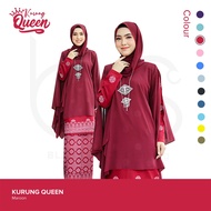 [Baju Kurung Moden] KURUNG QUEEN + CAPE(MAROON)